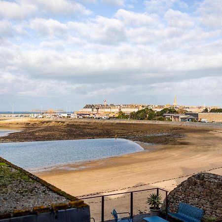 Les Letruns - Appart - 3 Pers - Vue Sur La Mer Saint-Malo Exteriör bild
