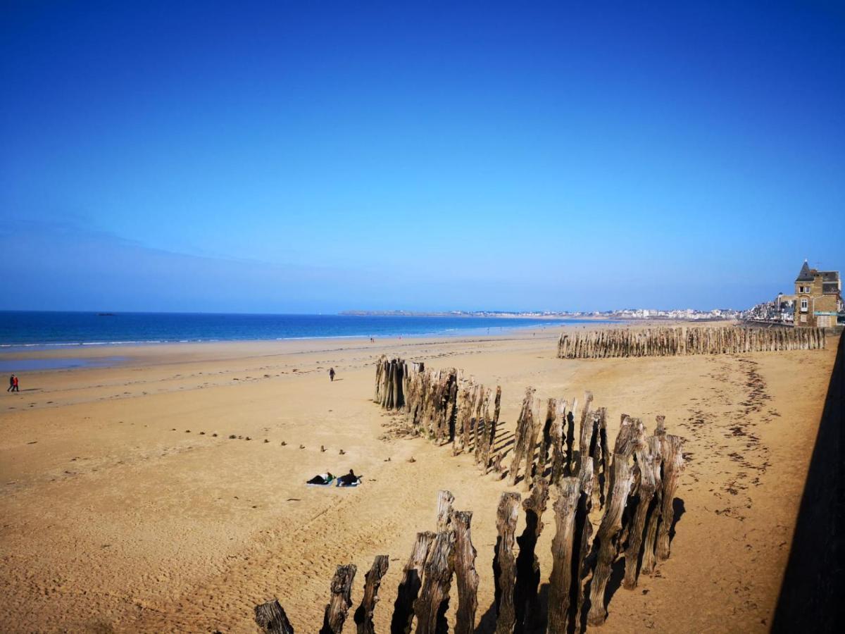 Les Letruns - Appart - 3 Pers - Vue Sur La Mer Saint-Malo Exteriör bild