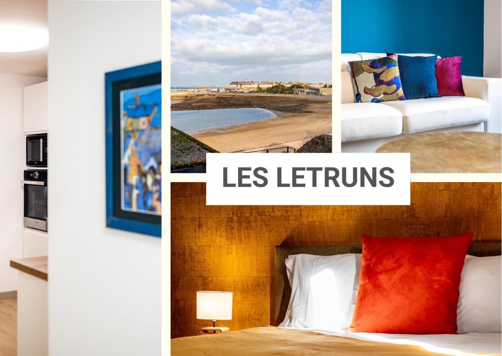 Les Letruns - Appart - 3 Pers - Vue Sur La Mer Saint-Malo Exteriör bild